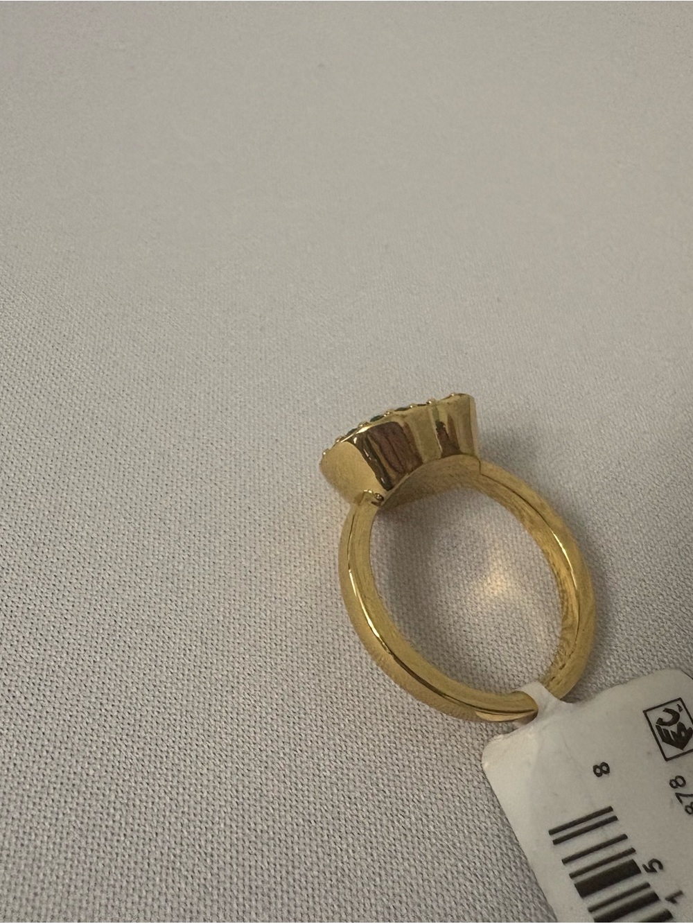Kurt Geiger Heart Ring - Size 8 NWT (Missing 3 stones) - Picture 3 of 8